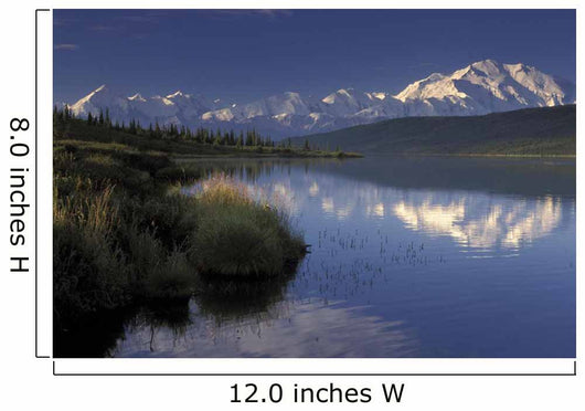 Mt Mckinley Reflects Wall Mural