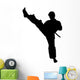Martial Arts High Kickvector