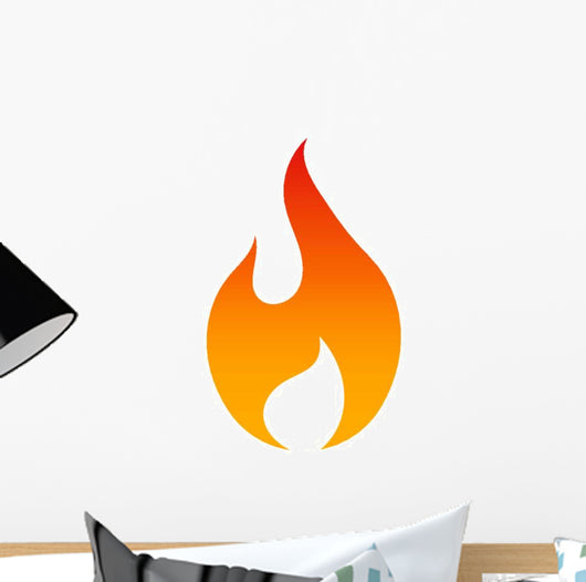 Fire Logo Vector Wall Decal
