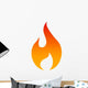 Fire Logo Vector Wall Decal