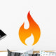 Fire Logo Vector Wall Decal