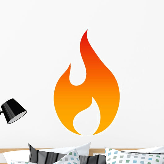 Fire Logo Vector Wall Decal