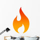 Fire Logo Vector Wall Decal