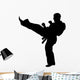 MARTIAL ARTS High Kickvector Wall Decal