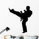 MARTIAL ARTS High Kickvector Wall Decal