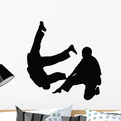 Martial Arts Jiu Jitsu shown on a wall