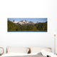 Scenic View Of Double Glacier, Chigmit Mountains And Big River Lakes Wall Mural