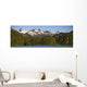 Scenic View Of Double Glacier, Chigmit Mountains And Big River Lakes Wall Mural