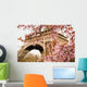 Bloomy Cherry Tree and the Eiffel Tower Wall Mural