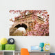 Bloomy Cherry Tree and the Eiffel Tower Wall Mural