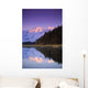 Kenai Mtns Reflected In Lake Southcentral Ak Summer Scenic Wall Mural