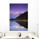 Kenai Mtns Reflected In Lake Southcentral Ak Summer Scenic Wall Mural