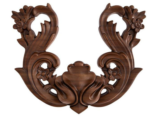 Brown Filigree Ornament Wall Decal