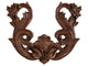 Brown Filigree Ornament Wall Decal