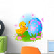 Chicken Painting Easter Egg Wall Decal