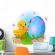 Chicken Painting Easter Egg Wall Decal