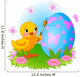 Chicken Painting Easter Egg Wall Decal