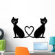 Katzenpaar Wall Mural