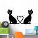 Katzenpaar Wall Mural