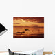 Humpback Whale Tails At Sunset Se Digital Composite Wall Mural