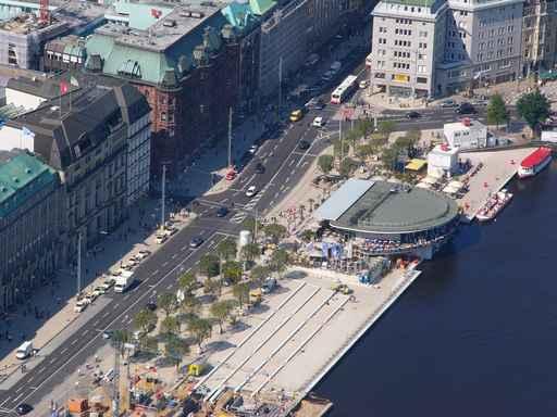 Aerial Photo Hamburg Alster Wall Decal