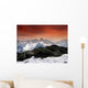 Red Sky Alps Wall Decal