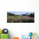Field Of Fireweed With Coast Mountains And Mendenall Glacier Wall Mural