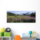 Field Of Fireweed With Coast Mountains And Mendenall Glacier Wall Mural