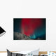 Red Aurora Over Talkeetna Mountains At Hatcher Pass In Southcentral Wall Mural