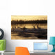 Caribou Herd Running Wall Mural