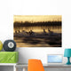 Caribou Herd Running Wall Mural