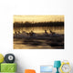 Caribou Herd Running Wall Mural