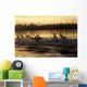 Caribou Herd Running Wall Mural