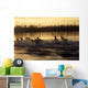 Caribou Herd Running Wall Mural