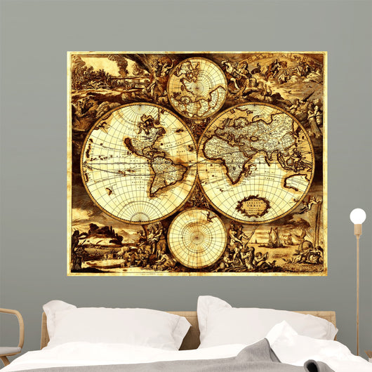 Map Wall Mural