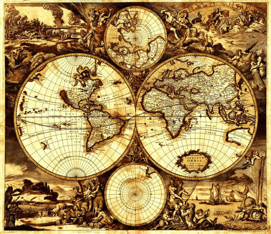 Map Wall Mural