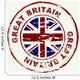 Great Britain Grunge Ink Stamp Wall Decal