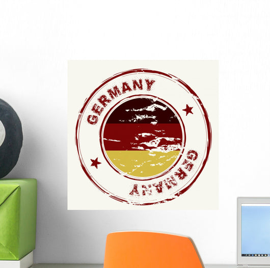 Germany Ink Stamp Wall Decal