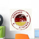 Germany Ink Stamp Wall Decal
