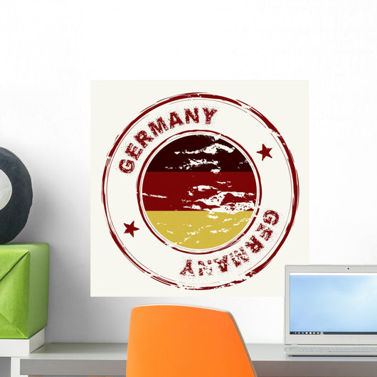 germany ink stamp Wall Decal