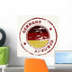 germany ink stamp Wall Decal