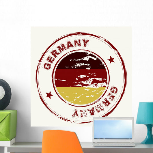 germany ink stamp Wall Decal