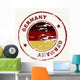 germany ink stamp Wall Decal