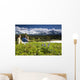 Couple Sits Wall Mural