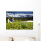 Couple Sits Wall Mural