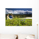 Couple Sits Wall Mural