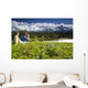Couple Sits Wall Mural