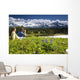 Couple Sits Wall Mural