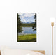 Scenic View Of A Lake In Denali National Park With The Alaska Range Wall Mural