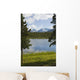 Scenic View Of A Lake In Denali National Park With The Alaska Range Wall Mural